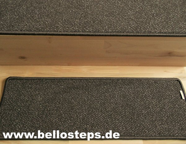 Bellosteps Stufenauflage selbsthaftend 70 cm braun meliert Halbmond oder eckig
