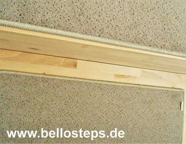 Treppenschoner selbsthaftend 80cm Confetti nude Halbmond oder eckig