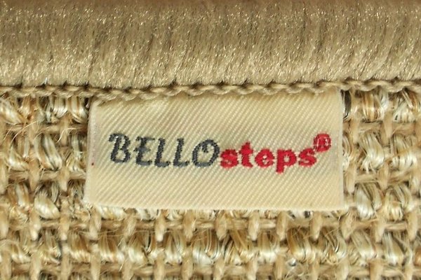 BELLOsteps® Sisal Treppenschoner 42,5x19cm selbsthaftend für Hunde Halbmond oder rechteckig
