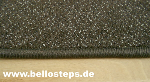 BELLOsteps® Stufenmatten ohne Kleber 53x20 cm braun Halbmond ab 13 Stück