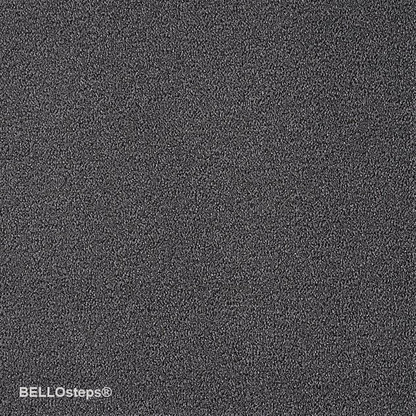 BELLOsteps® kleine Halbmond Treppenschoner selbsthaftend anthrazit grau 565 dunkel gekettelt